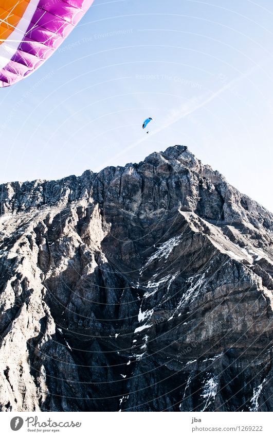 At Glacier 3000 Lifestyle Well-being Contentment Relaxation Calm Trip Freedom Summer Mountain Sports Paraglider Paragliding Sporting Complex Nature Elements Air