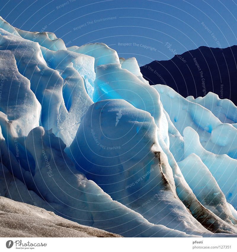 el Hielo Patagónico Winter Waves Glacier Cervasse Cold Vacation & Travel Calm Eternity Wilderness Perito Moreno Glacier Argentina Melt Freeze Growth Loneliness