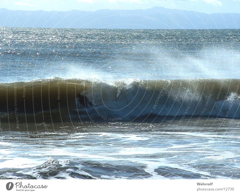 Surfer in wave Ocean Waves California Beach Water USA San Diego County