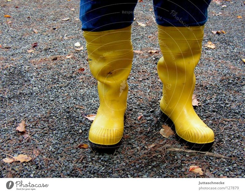 squeaky yellow Yellow Boots Rubber boots Rain Multicoloured Happiness Wet Perspire April Bright yellow Gaudy Safety Clothing Quality Protection Colour