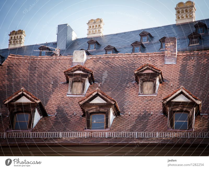 roofs of bambärch. Sightseeing City trip Work of art Architecture Beautiful weather Town Old town Skyline House (Residential Structure) Dream house