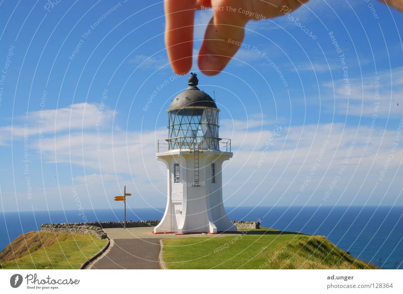 It's your move! Cape New Zealand Coast lighthouse cape reinga Tasman Sea Pacific Sea
