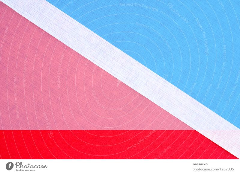 paper design Lifestyle Elegant Style Design Paper Piece of paper Blue Pink Red White Idea Inspiration Background picture Triangle Advertising Esthetic Balance