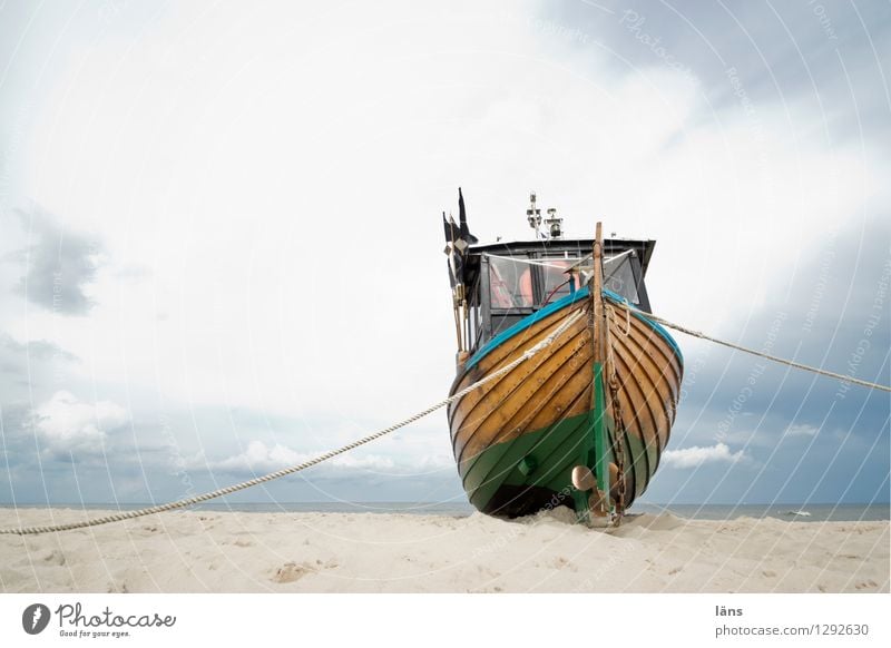 the longing within you Beach Sand Watercraft Sky Baltic Sea Fishery Maritime