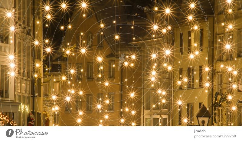 Stars on Earth Feasts & Celebrations Christmas & Advent New Year's Eve Christmas fairy lights Star cluster Snow Moody LED Lighting Winter Einsiedeln Old town