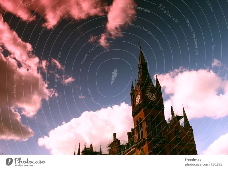 sunglasses Clouds Building Clock Time Pink Dark London Great Britain Sunglasses Dramatic Mysterious Historic Sky Surrealism Crazy Old Point Tower kings crispy