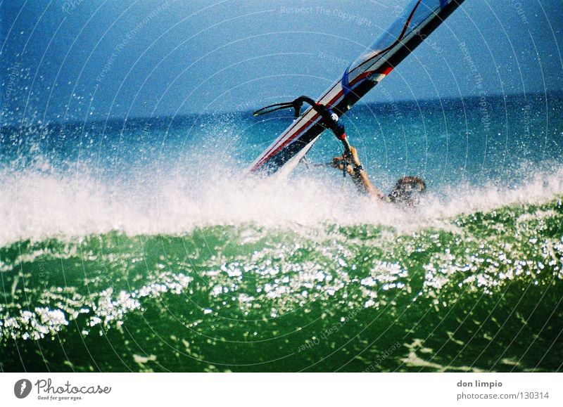 (without title) Ocean Surfer Waves Fuerteventura Analog Processed Aquatics Wind