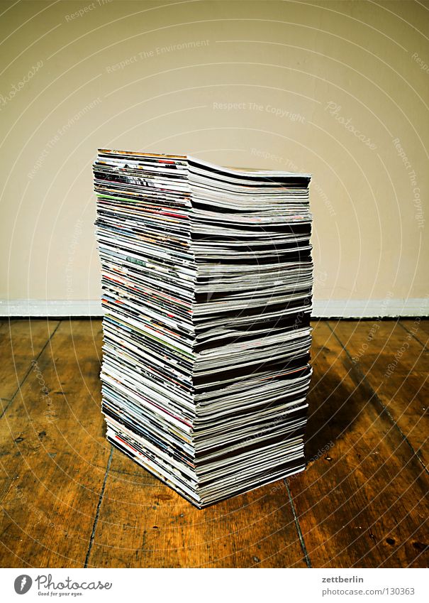 Old magazines, sorted by year - a Royalty Free Stock Photo from Photocase