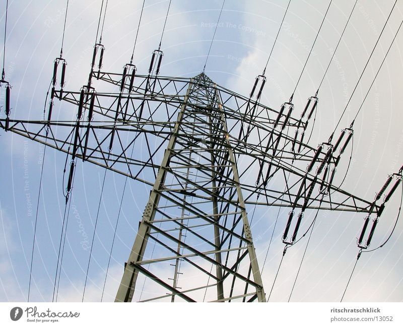 high voltage_02 Electricity Electricity pylon Electrical equipment Technology