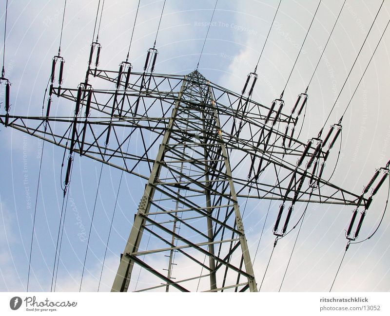 high voltage_02 Electricity Electricity pylon Electrical equipment Technology