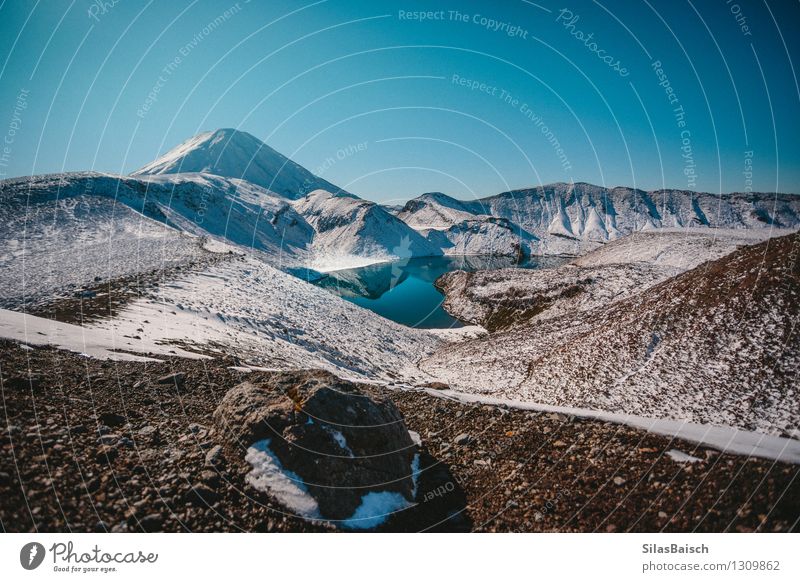 Snowy Mountains In New Zealand I A Royalty Free Stock Photo From Photocase