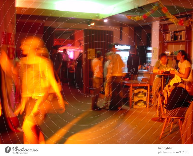 nightlife Party Long exposure Bar Gastronomy Light (Natural Phenomenon) Movement Colour Roadhouse Alcoholic drinks