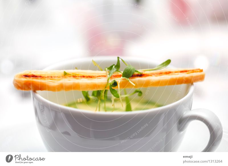 soup Soup Stew Nutrition Lunch Dinner Banquet Vegetarian diet Diet Fresh Healthy Delicious Colour photo Interior shot Close-up Detail Macro (Extreme close-up)