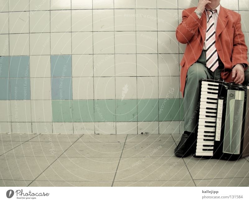 rolling home Music Musician Accordion Man hand pull instrument Musical instrument Underpass hand harmonica goat organ hand organ physical harmonica Human being