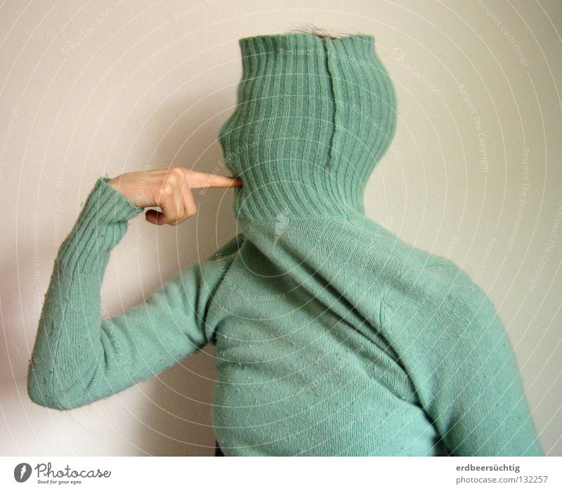 The k...! Meaning Gesture Facial expression Sweater Wall (building) Roll-necked sweater Closed Als Situation Protest Things Media Desire Evident Authentic
