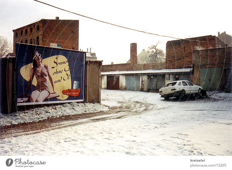 Solar advertising in the snow Winter Poster House (Residential Structure) Cold Media Advertising Street Snow