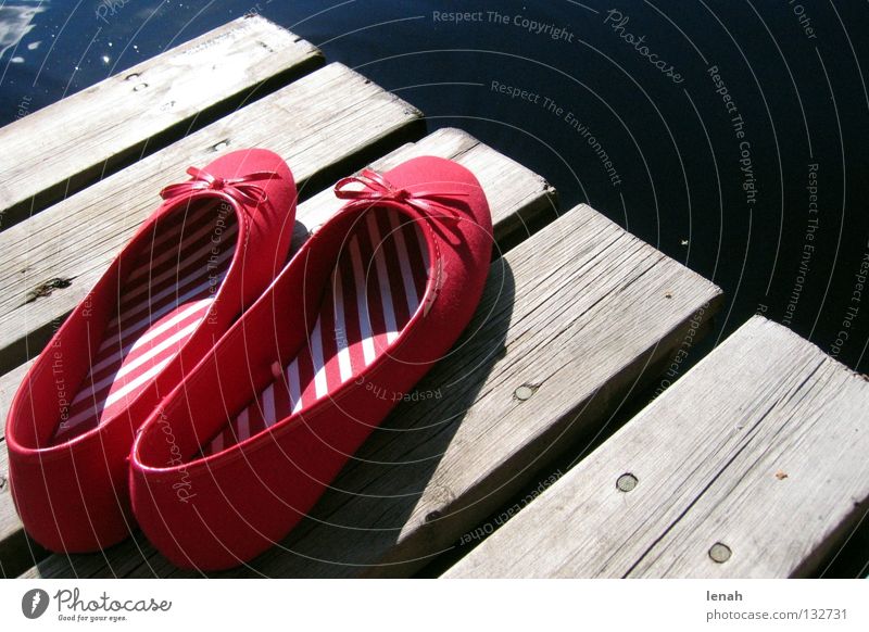 red shoes on travel. Summer Vacation & Travel Calm Joie de vivre (Vitality) Freedom Ballerina