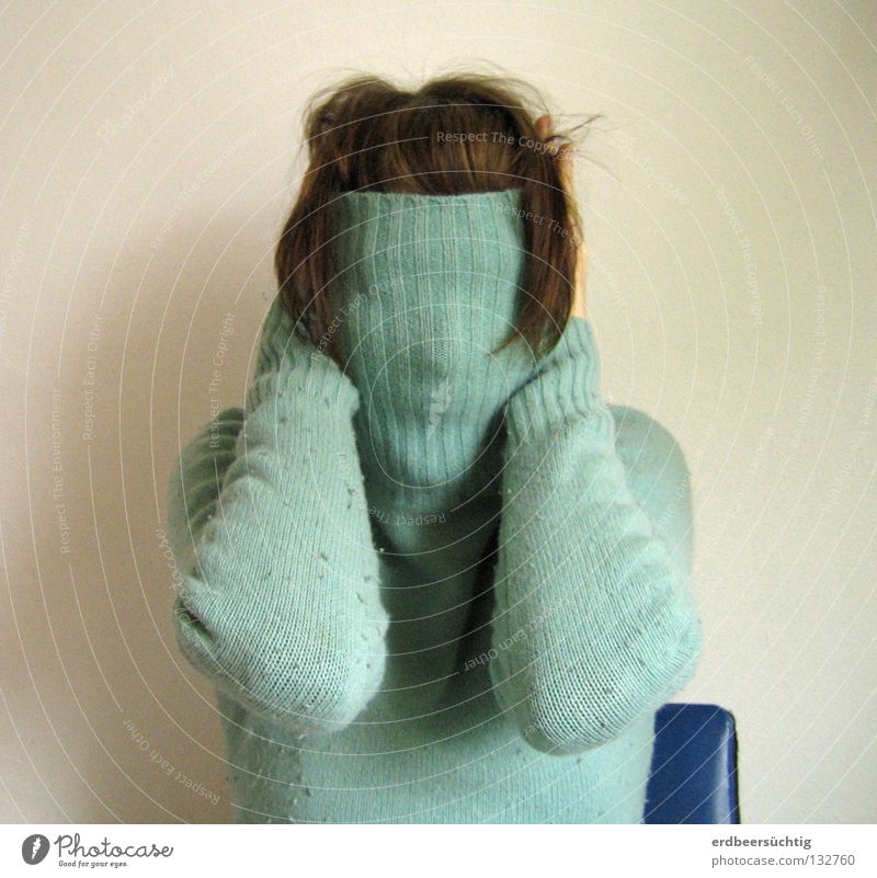 Faceless Anxiety Roll-necked sweater Attract Shock of hair Joint Wall (building) Cold Empty Stay Silent Scream Blind Concealed Open Panic Senses Purloin Fear