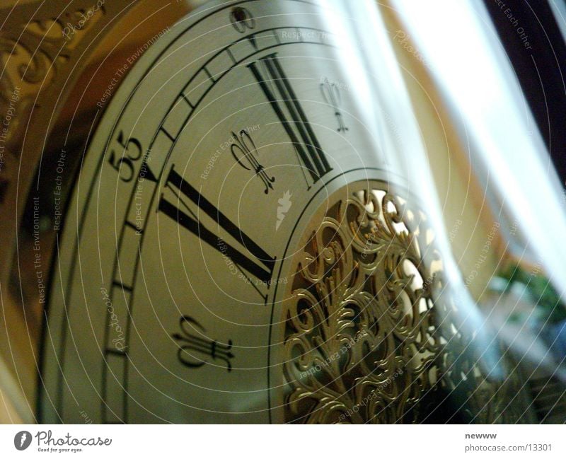 antique clock Clock Clock face Ancient Time Reflection Living or residing