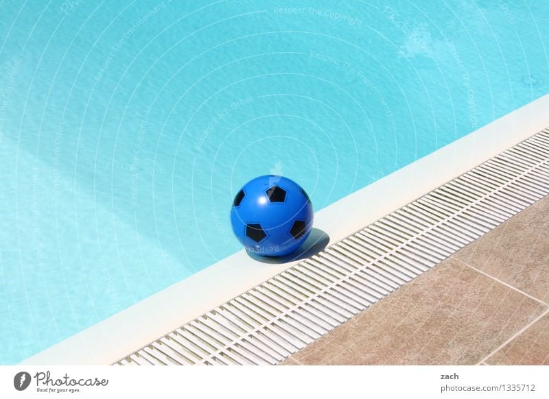artificial pool Wellness Swimming pool Swimming & Bathing Leisure and hobbies Playing Summer Summer vacation Ball sports Water Toys Sports Wet Blue Joy