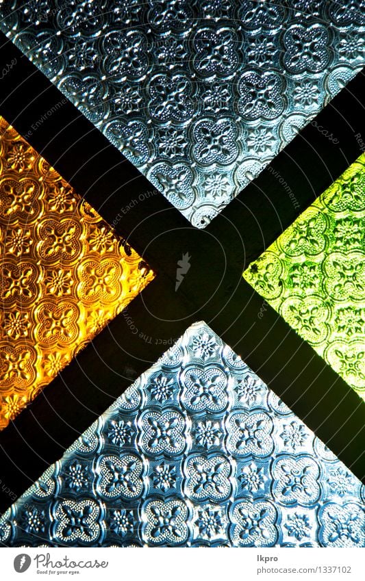 colorated glass and sun in morocco Design Decoration Wallpaper Eyes Metal Ornament Infinity Bright Funny Modern Blue Green Colour Creativity Mosaic background