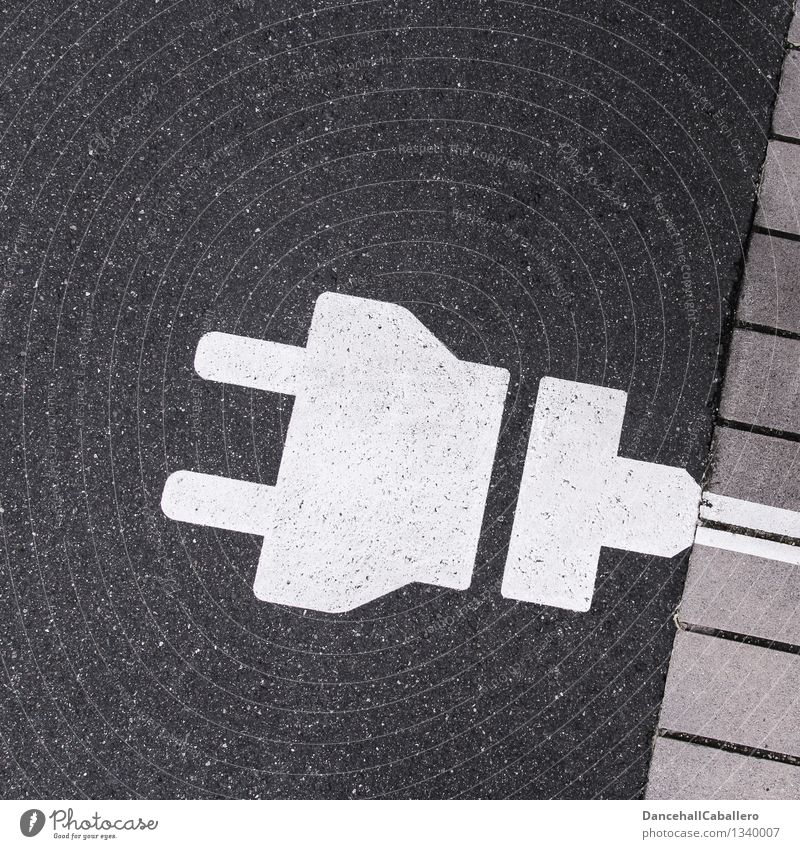 Pictogram from power plug to street Transport Connector Renewable energy Environment Energy Environmental protection Technology Cable stream Sustainability