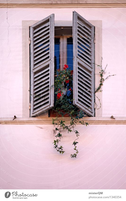 finestra VI Small Town Esthetic Window Window pane Shutter Window board View from a window Window transom and mullion Glazed facade Window frame Colour photo