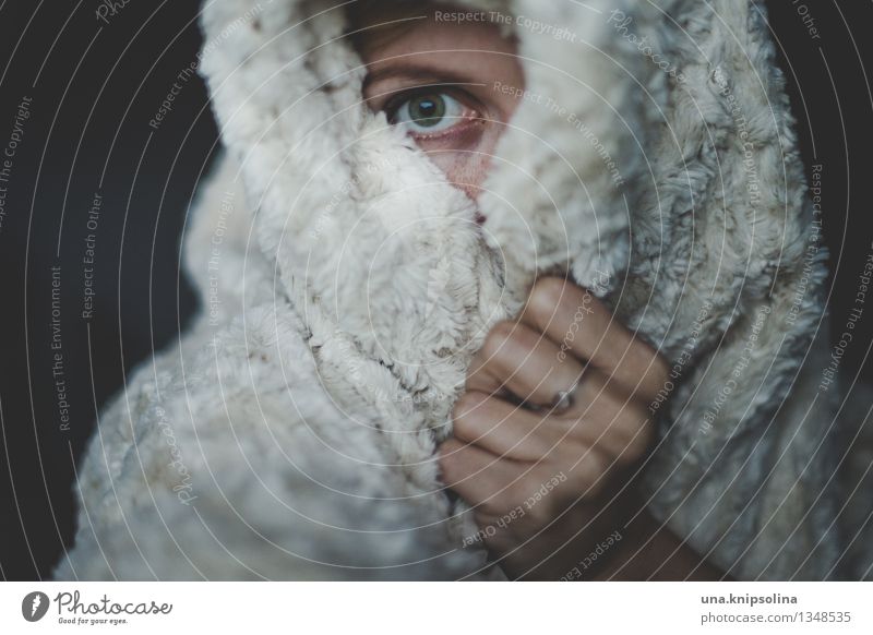 hibernation Flat (apartment) Blanket Woman Adults 1 Human being Freeze Looking Sleep Illness Emotions Sadness Fatigue Loneliness Shame Fear Distress Perturbed