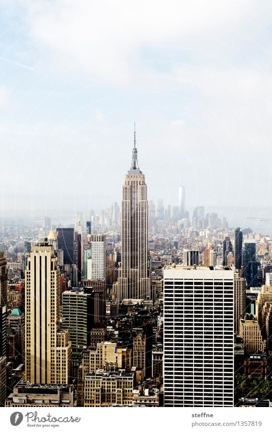 NYC |01 New York City Manhattan USA Town City life High-rise Skyline Esthetic Freedom Americas Empire State building Landmark