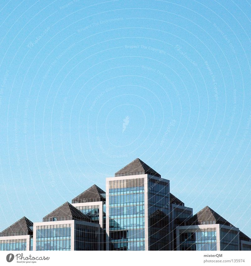 Pyramids of modern times. Town Work and employment Company Dublin Store premises Housefront High-rise Glass Glass construction Metal Metalware Steel Roof