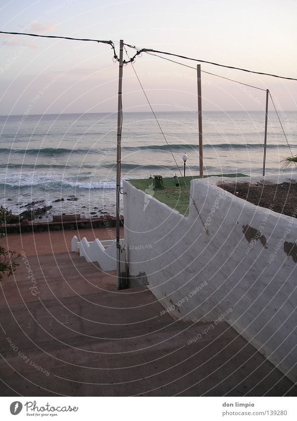 (without title) Ocean Waves Hissing Africa Stairs casa Morning morro Digital photography