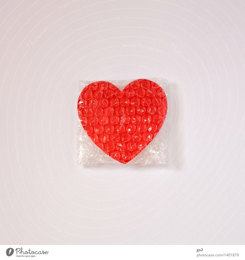 Caution fragile Packaging material Packing film Paper Sign Heart Esthetic Simple Red White Love Lovesickness Loneliness Jealousy Precuation Fragile Colour photo