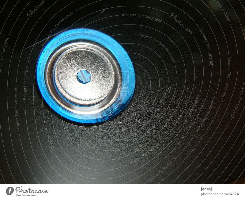 Minidisc01 Style Black Music Leisure and hobbies minidisk Blue Hollow