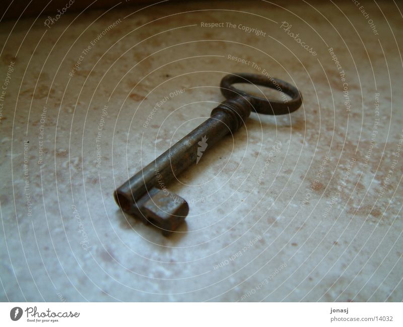 It's been a long time Key Old Rust Windowsill Structures and shapes Things Stone Shadow