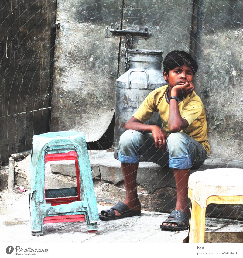 waiting India Delhi Boy (child) Child Wait Backyard Perspective Life Possible Infancy Youth (Young adults)