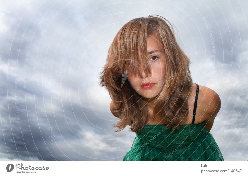 Day 209 Beautiful Sky Clouds Storm clouds Gale Thunder and lightning Clothing Dress Moody Might Dangerous Environment Stoop Crooked inflect bend green green