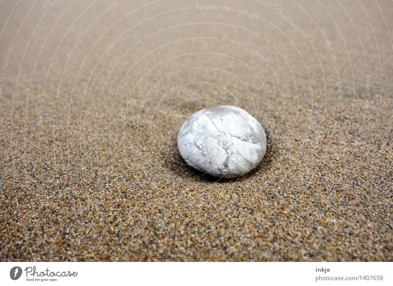 sandstone Nature Sand Beach Pebble Stone Bright Small Maritime Round Soft Brown White Pure Beige Ground down Smoothness Individual Pattern Colour photo