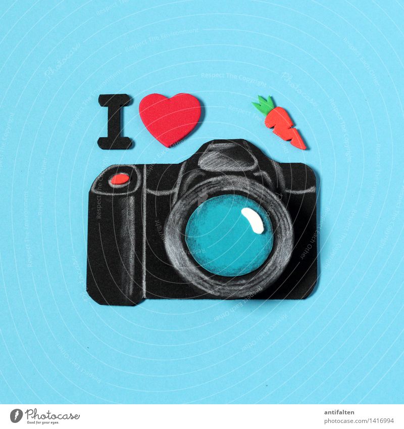 I <3 Photocase Carrot Leisure and hobbies Handcrafts Home improvement Handicraft Take a photo Photography Camera Print media Sign Characters Heart Happiness Red