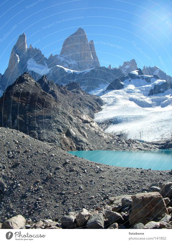 Fitz Roy Patagonien Argentinien Fitz Roy mountain south argentina südamerika gletscher el chalten