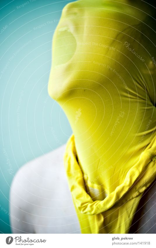 yellow. Art Face Light (Natural Phenomenon) Loneliness Morning Portrait photograph Wall (building) Woman Mouth Nose Trash Clothing Set Fear Panic Colour