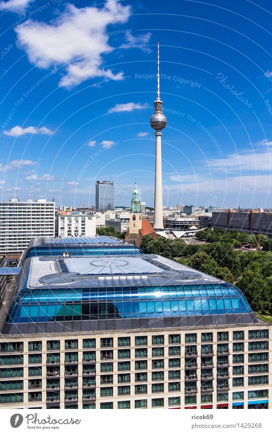 View of Berlin Vacation & Travel Tourism House (Residential Structure) Clouds Tree Town Capital city Downtown Manmade structures Building Architecture