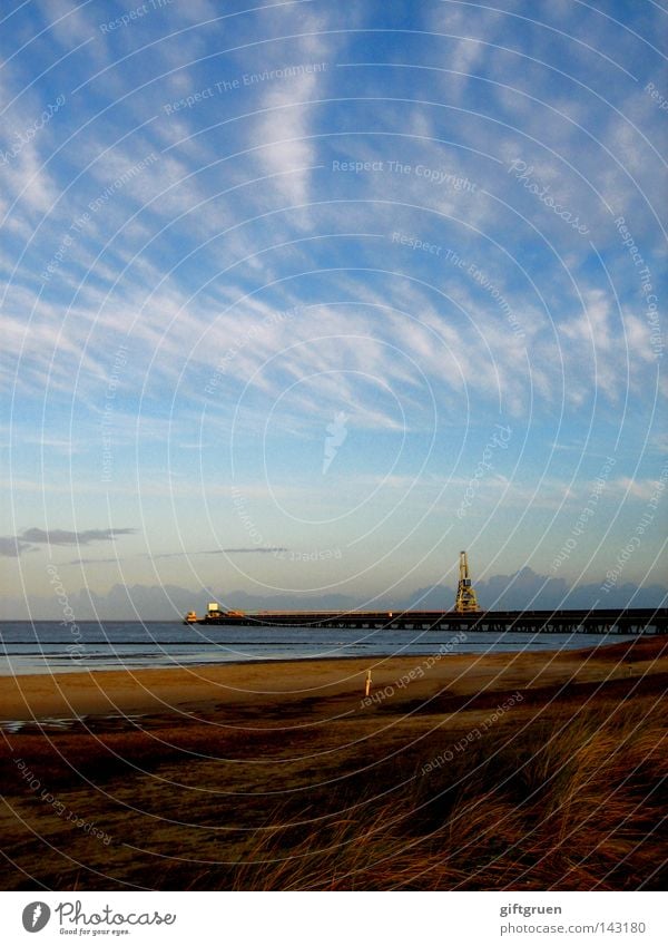 last summer days Summer Autumn Coast Beach Ocean September October Seasons Transience Autumnal landscape Multicoloured Clouds Bad weather Nature Sky Sand August