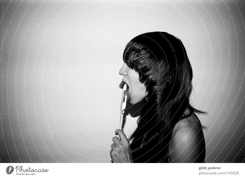 damage Black & white photo Candy Woman Trash Art Art exhibition Portrait photograph Hand Clothing Hair and hairstyles Set Light Light (Natural Phenomenon)
