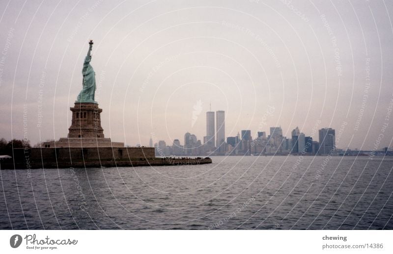 Statue of Liberty New York City Town Quarter North America USA had Skyline