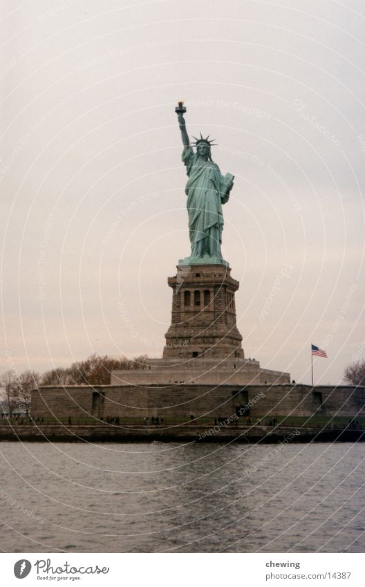 Statue of Liberty New York City Town Quarter North America USA had