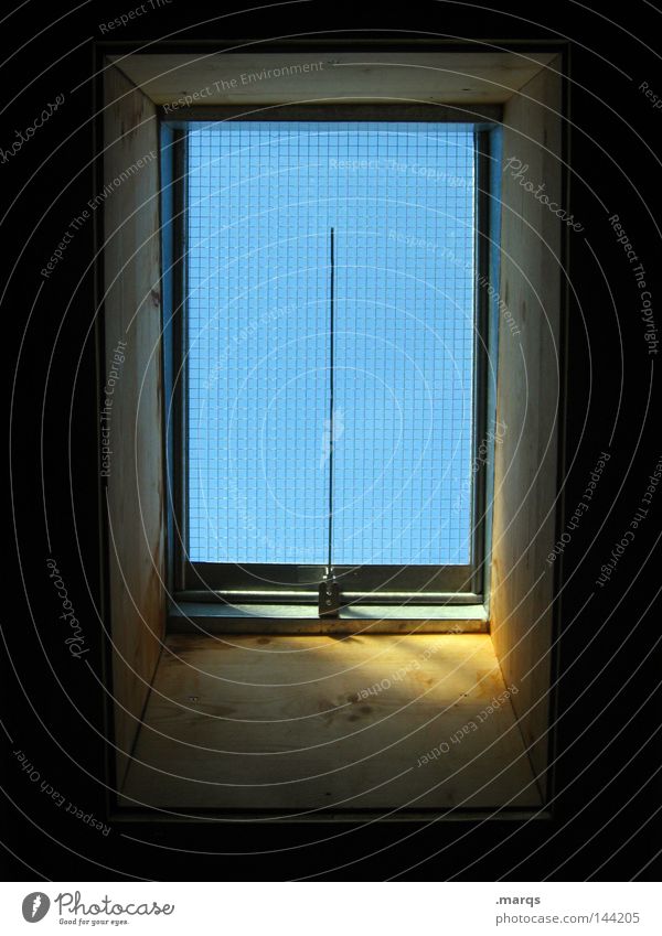 skylight Wood Roof Light Window Vantage point Skylight Living or residing Blue Glass Sun Frame Shadow ...