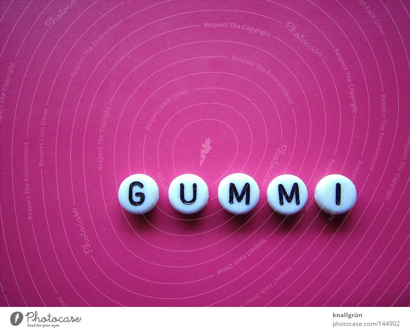 rubber Letters (alphabet) Word Pearl Pink White Black Material Rubber Round Obscure Characters letter