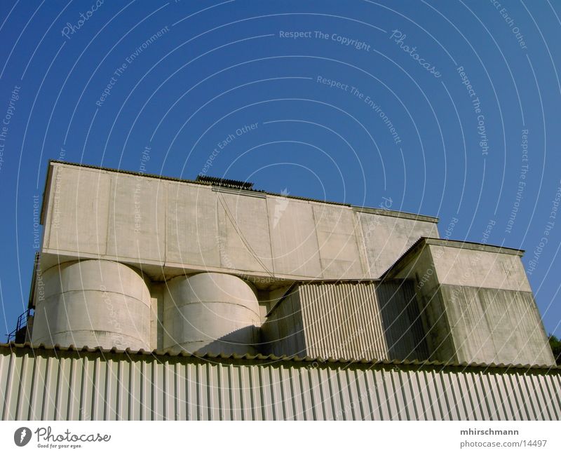 silo of the sky Silo Quarry Building House (Residential Structure) Concrete Gray Architecture Sky