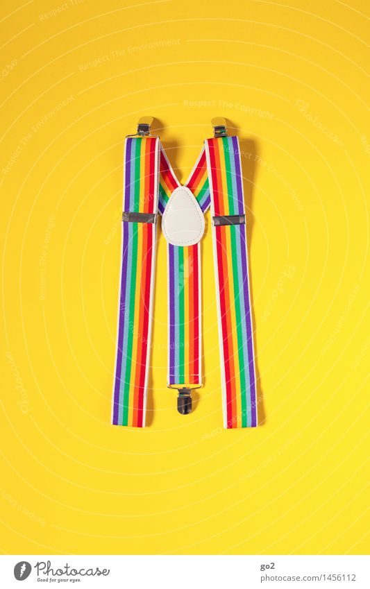 suspenders Joy Carnival Fashion Clothing Accessory Suspenders Esthetic Happiness Uniqueness Funny Multicoloured Yellow Anticipation Colour