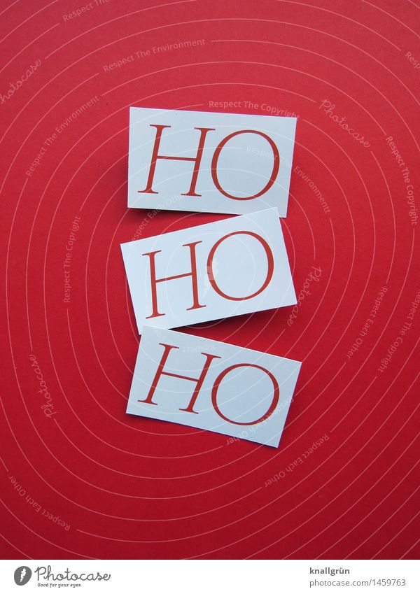 HOHOHO Characters Signs and labeling Communicate Sharp-edged Cliche Red White Emotions Moody Joy Happiness Joie de vivre (Vitality) Anticipation Enthusiasm